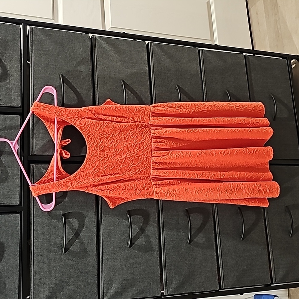 Super soft coral dress